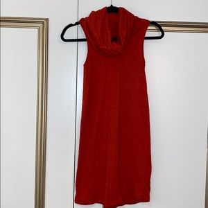 American Apparel red mini dress.